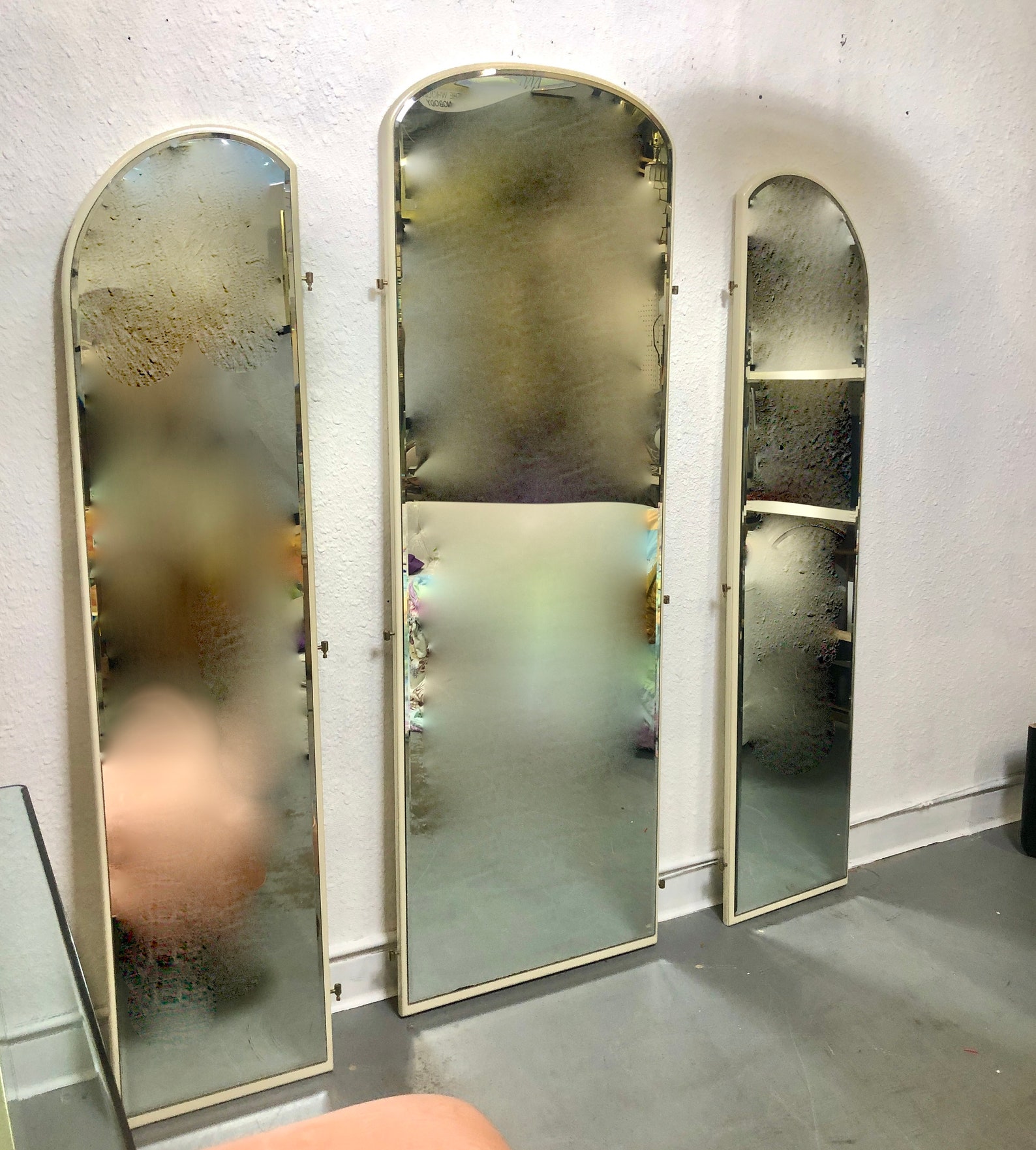 Monumental TriFold Floor Mirror by Rougier Etsy