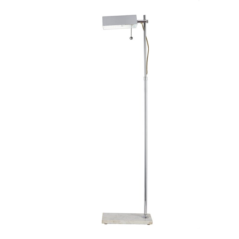 Adjustable Reading Floor Lamp with Marble Base