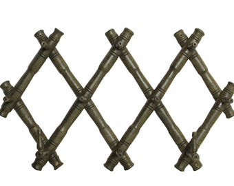 Rustic European Accordion Coat Rack