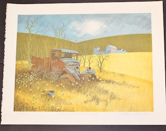 Vintage Print “Connecticut Encounter" | Artist Signed & Numbered Print
