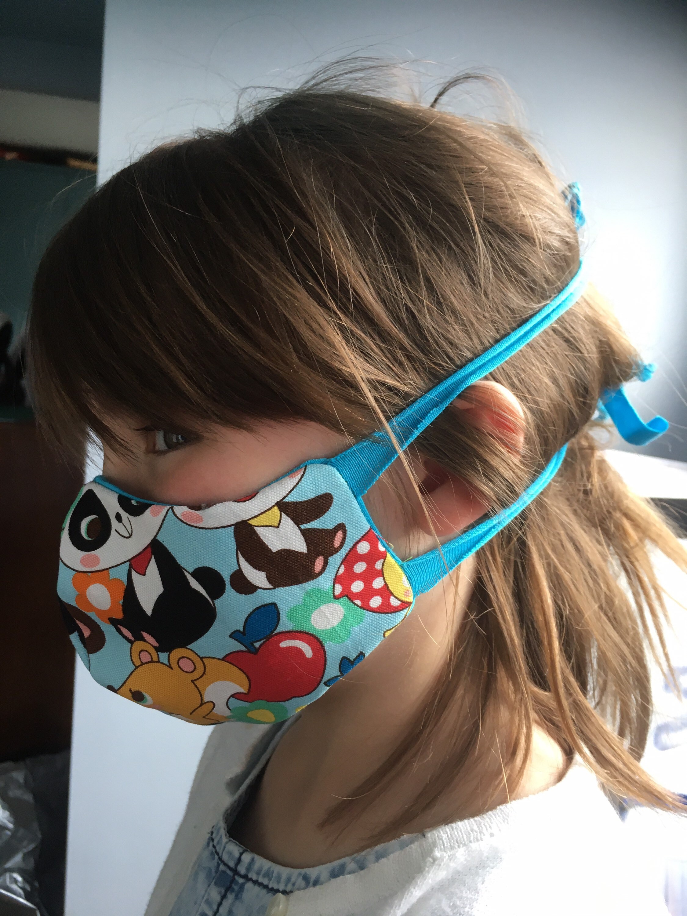 Older child tween face mask/covering age 912 approx 3 Etsy