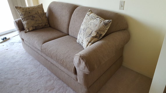 La Z Boy Sofa Sleeper Fold Out Couch Bed Full Mattress Etsy