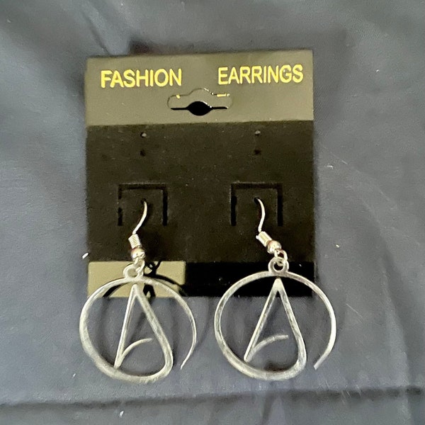Atheist earrings