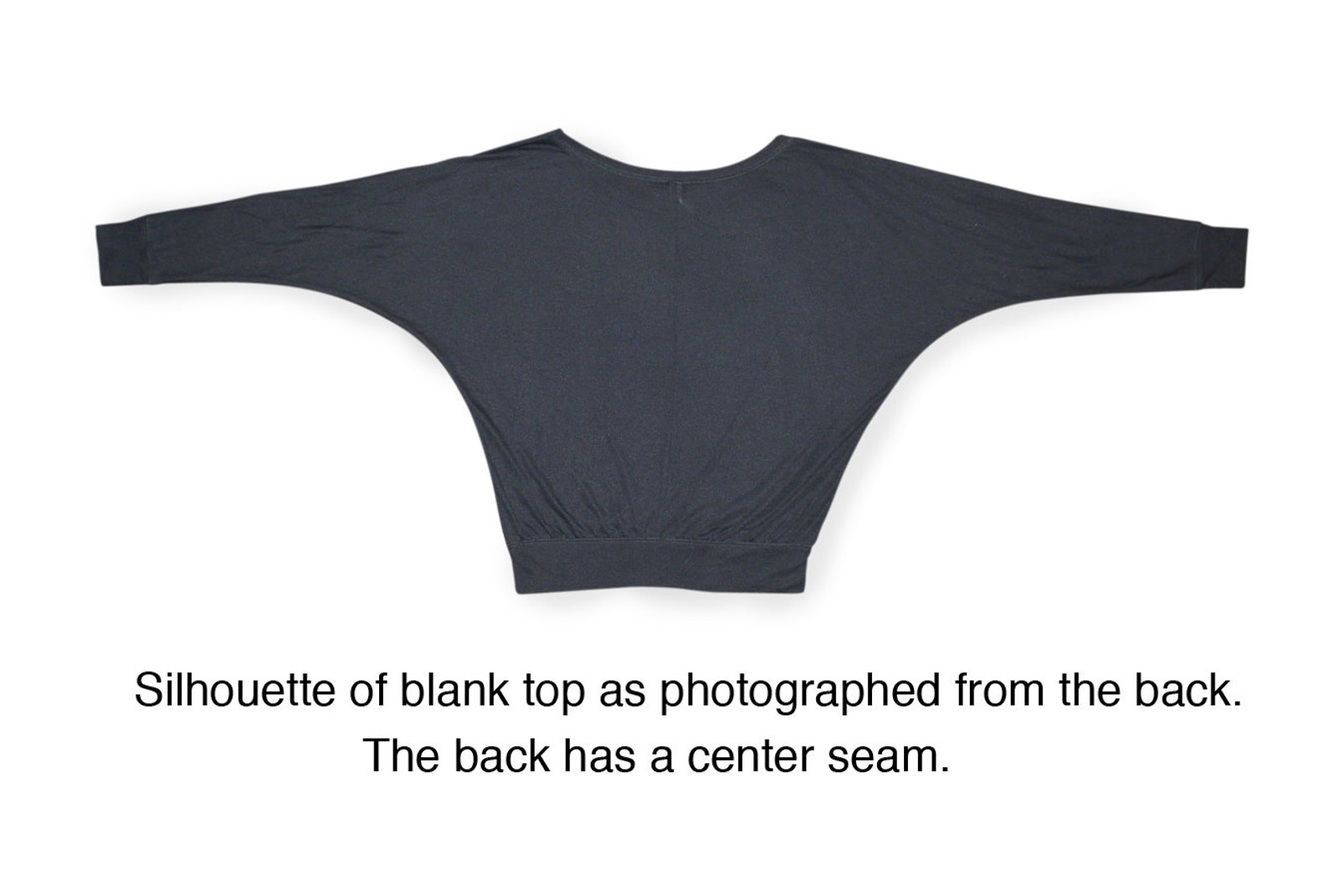 upscale dance shirt - black. long sleeve leotard coverup. flowy soft off-shoulder top for ballet, tap, or jazz dancers.
