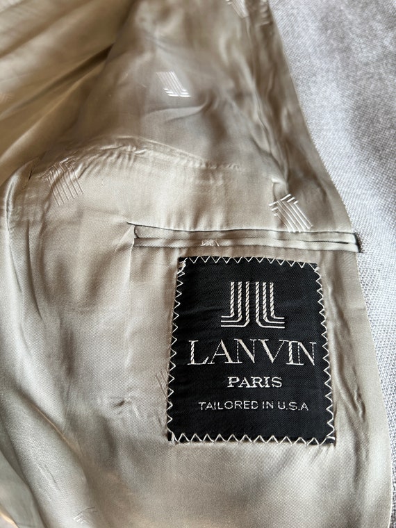 Vtg 60s/70s Mens Lanvin, Paris / Renberg’s, Tulsa… - image 9