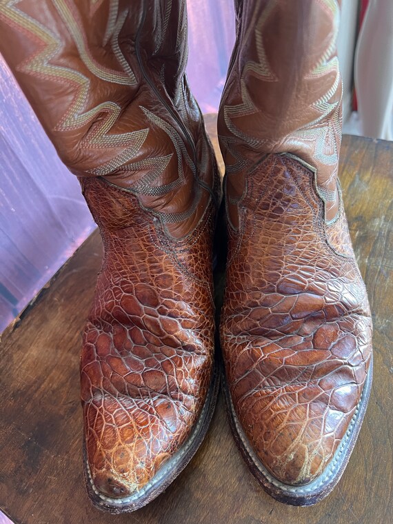 70s Rare Vintage Nocona Cowboy Boot Men