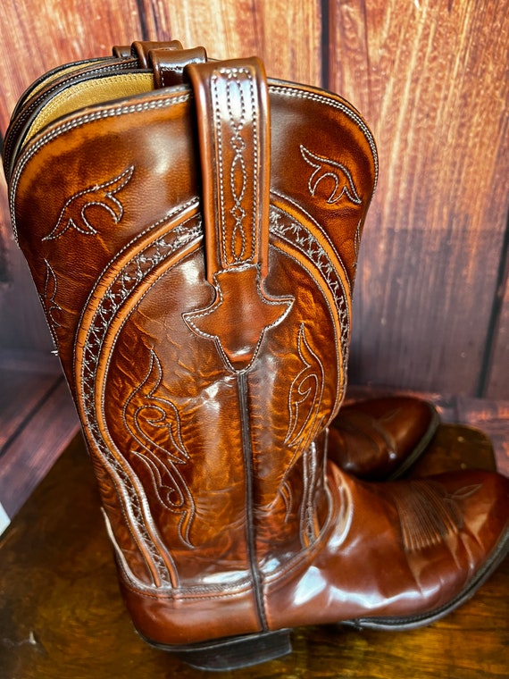 Lucchese Mens Vintage gavin Brown Goat 