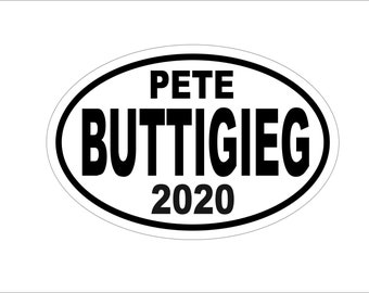Obama Decal Etsy - pete buttigieg 2020 democrat political campaign oval bumper sticker decal 6 x 4 window car vinyl bs 40024