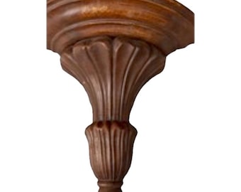 Beautiful Vintage Mahogany Shelf Corbel