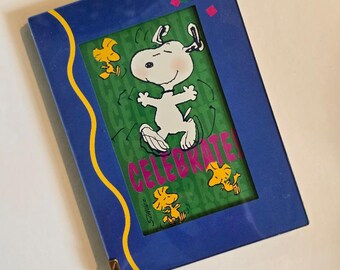 Happy Dance Peanuts Snoopy and Woodstock Frame Hallmark Limited Edition