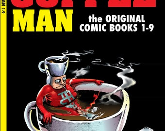 Too Much Coffee Man comics 1-9 DIGITAL