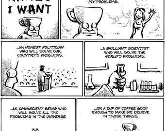 Art of Too Much Coffee Man Things I Want (2012) ART