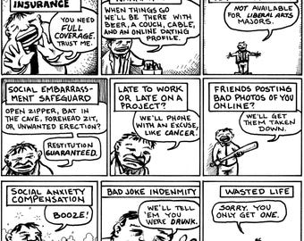 Art of Too Much Coffee Man Modern Insurance (2014) ART