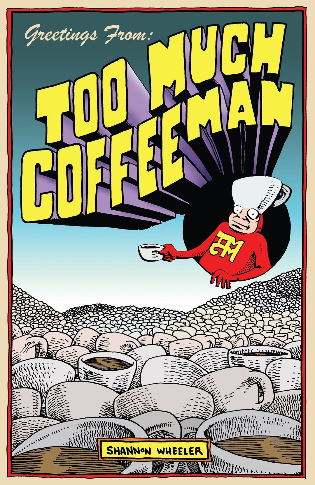 ★Coffee Manページ★ Greetings From: Too Much Coffee Man DIGITAL - Etsy