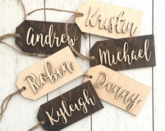 calligraphy gift tag etsy