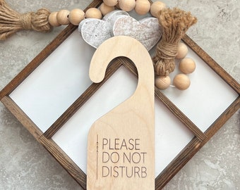 Engraved Please Do Not Disturb Sign | Treatment in Session Sign | In Session Sign for Therapist | Massage in Session Sign |Salon Signs