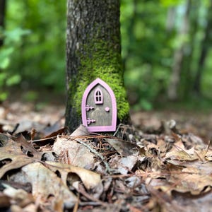 Handcrafted Fairy Door | Whimsical Garden Decor | Miniature Door for Fairy Gardens | Indoor/Outdoor Magical Decoration |Miniature Fairy Door
