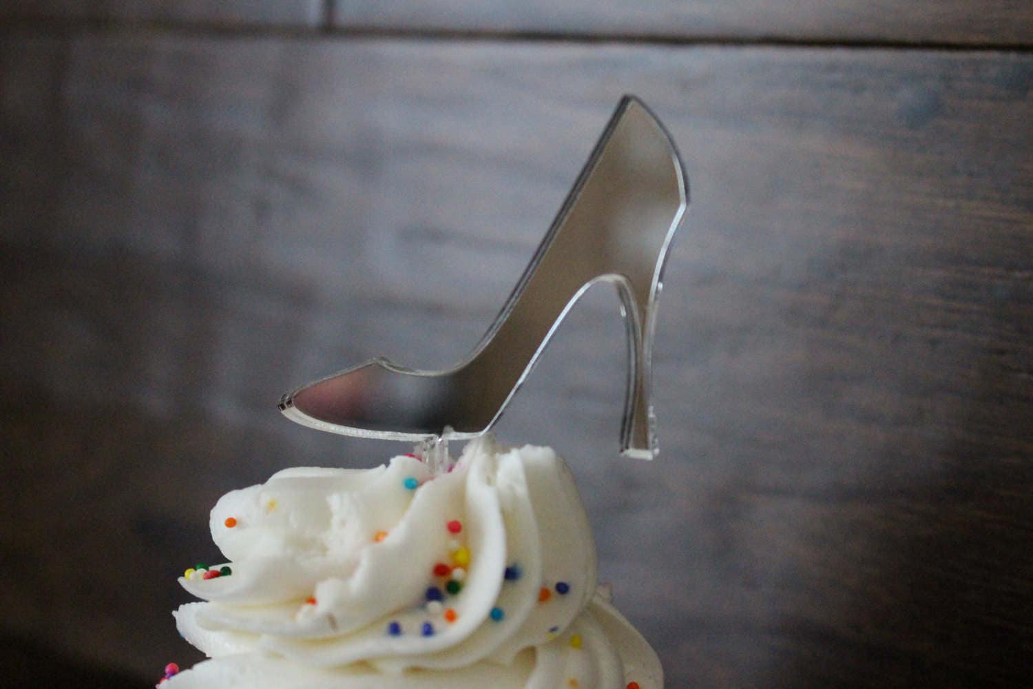 acrylic high heels