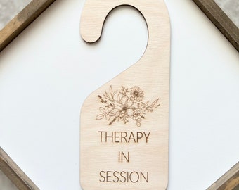 Engraved Please Do Not Disturb Sign | Treatment in Session Sign | In Session Sign for Therapist | Massage in Session Sign |Salon Signs