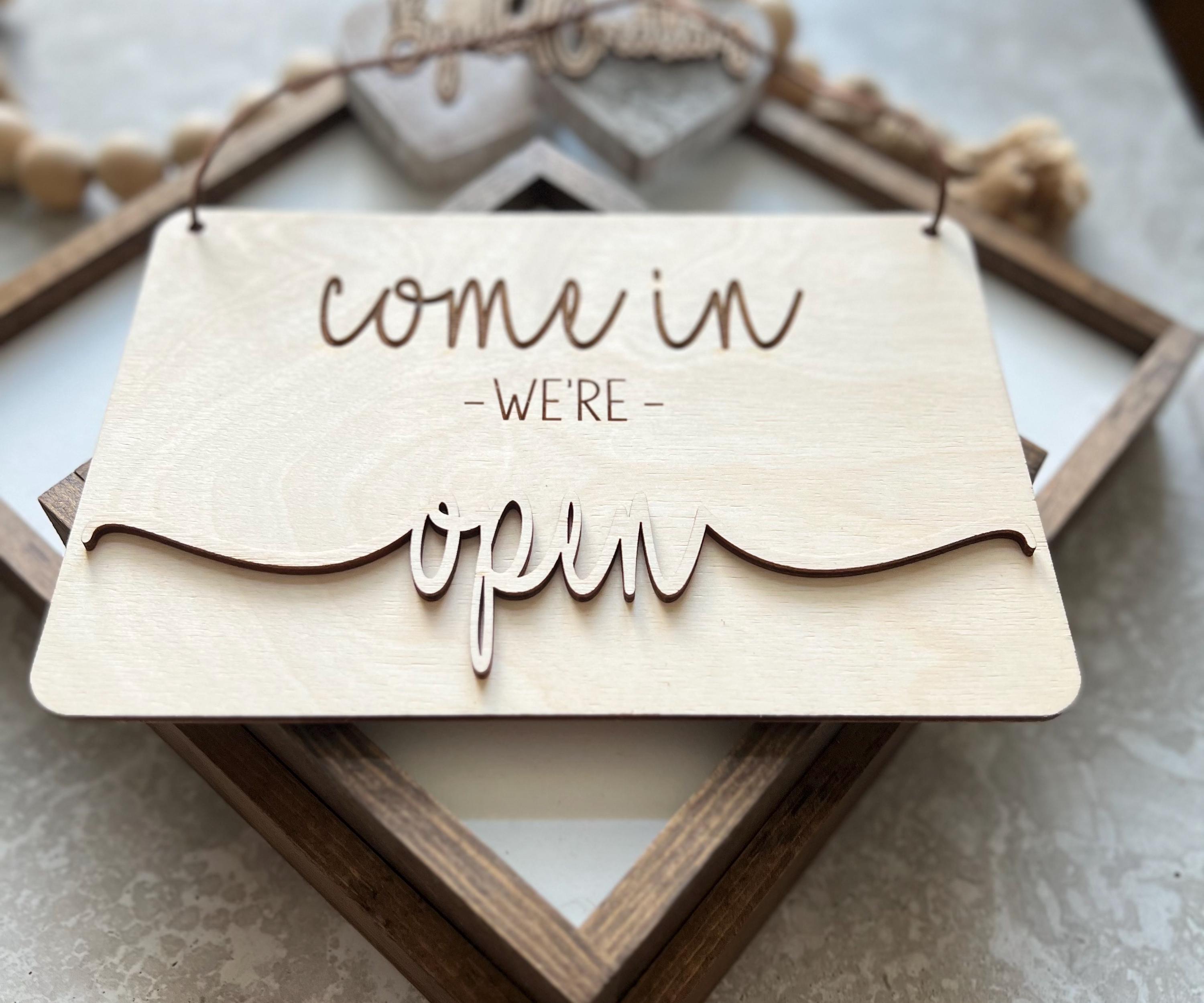 Open Closed Sign for Business | Closed Sign | Open Sign | Office Sign ...