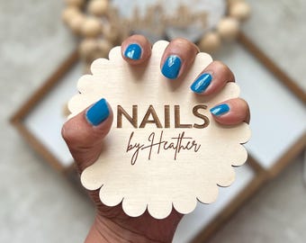 Nailfie Disc | Photo prop for Nails | Nail Tech Gifts | Beauty Salon Sign | Gift for Her | Nail Art Designs | Salon Decor | Nail Tech
