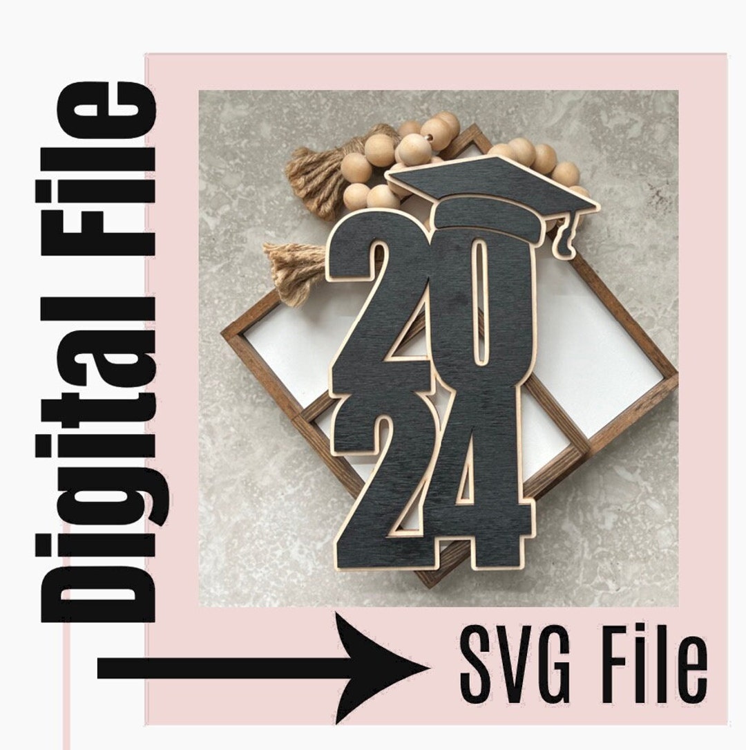 2024 Graduation Svg File | Graduation Signature Sign SVG File | Grad ...