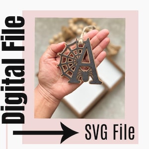 SVG SpiderWeb Halloween Tag | SVG Boo Basket Tag | Personalized Boo Basket Tag | Halloween Tag | Glowforge SVG | Glowforge File | Ghost Tags
