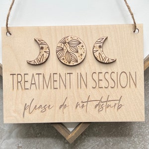 In Session Sign | Studio Signs | Esthetician Sign | Sign for Services | Service In Session Sign | Gift for Esthetician | Salon Signs