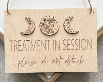 In Session Sign | Studio Signs | Esthetician Sign | Sign for Services | Service In Session Sign | Gift for Esthetician | Salon Signs