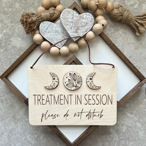 In Session Sign | Studio Signs | Esthetician Sign | Sign for Services | Service In Session Sign | Gift for Esthetician | Salon Signs