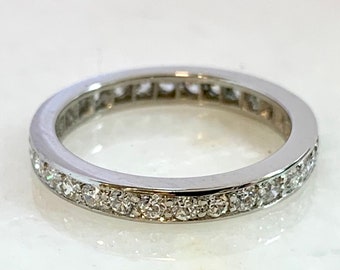 Platinum Eternity Band: 0.30ct Diamond Wedding Ring