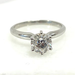1.01 ct GIA Certified G SI-2 Round Brilliant in Platinum