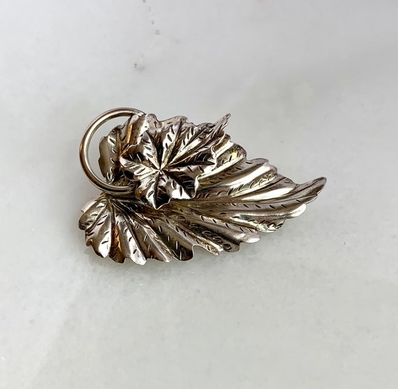 Danecraft Sterling Silver Leaf Brooch