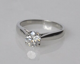 Scott Kay GIA Certified E VS-2  .96CT set in a Platinum mounting