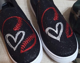baseball themed shoes