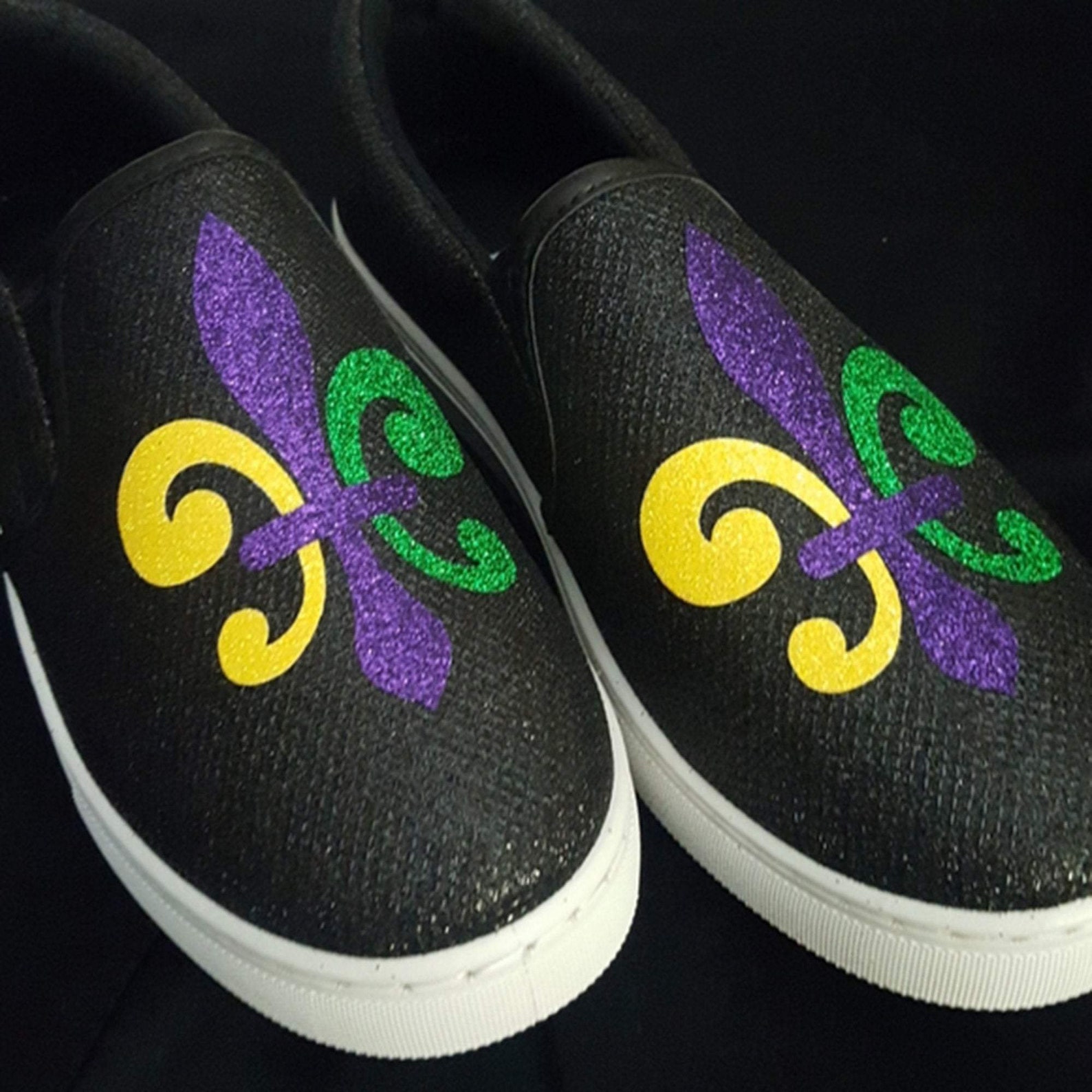 Mardi Gras Slip on Shoes /mardi Gras Shoes Etsy