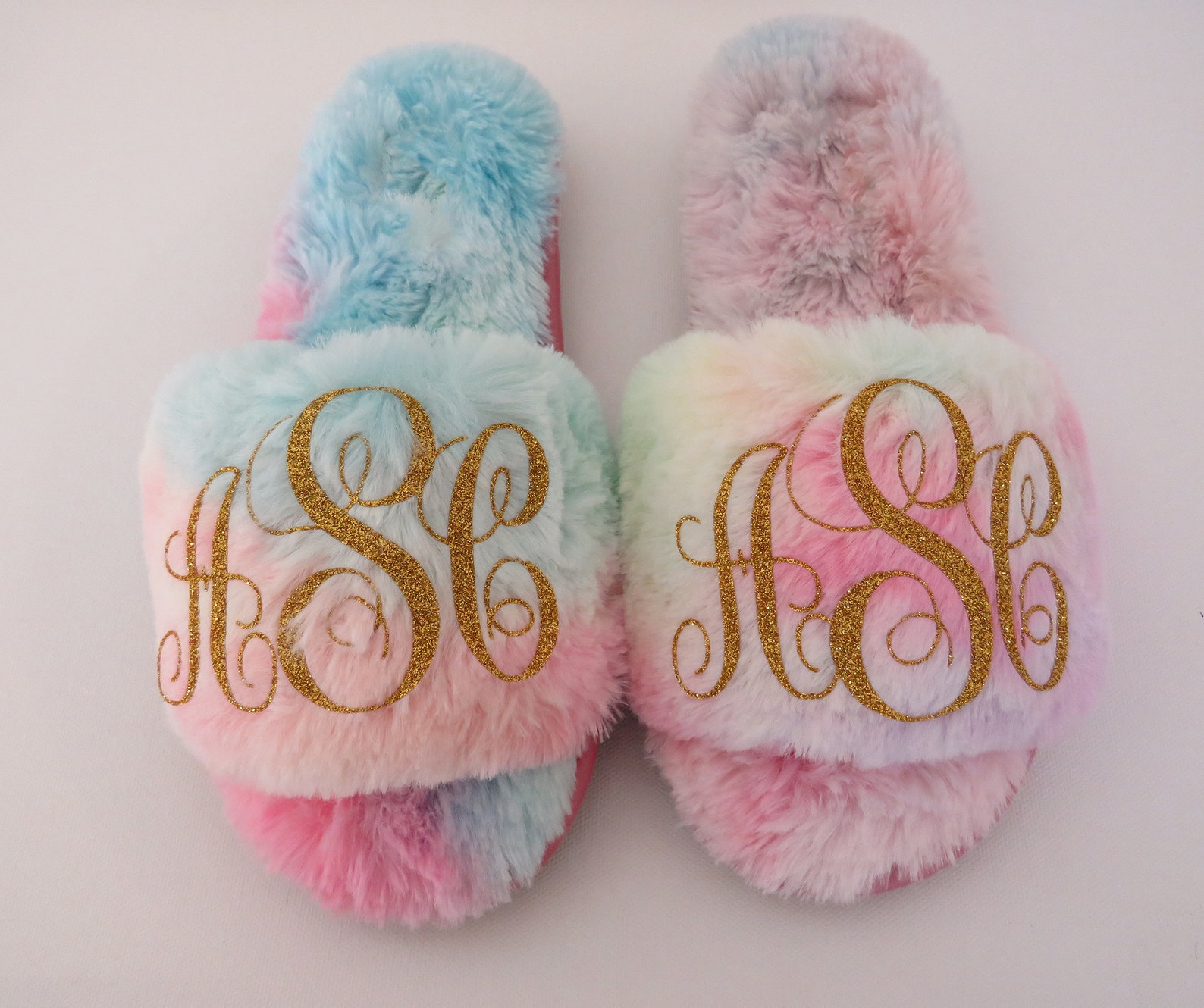 mens monogram slippers