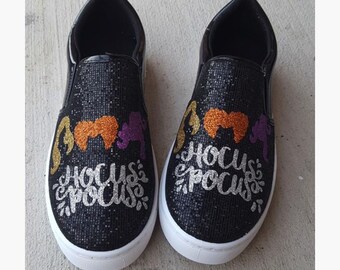 Hocus Pocus shoes / Hocus Pocus Slip-on Sneakers/Kids size shoes