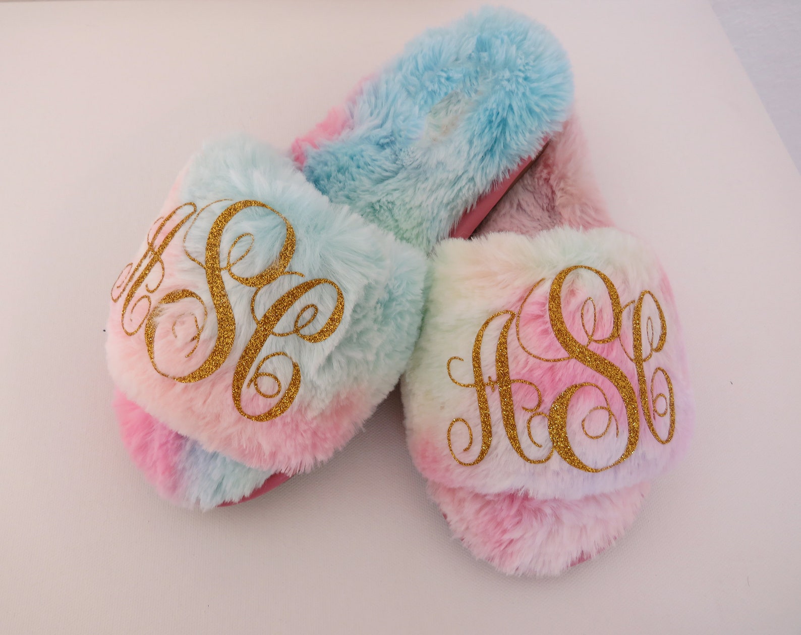 monogram bedroom slippers