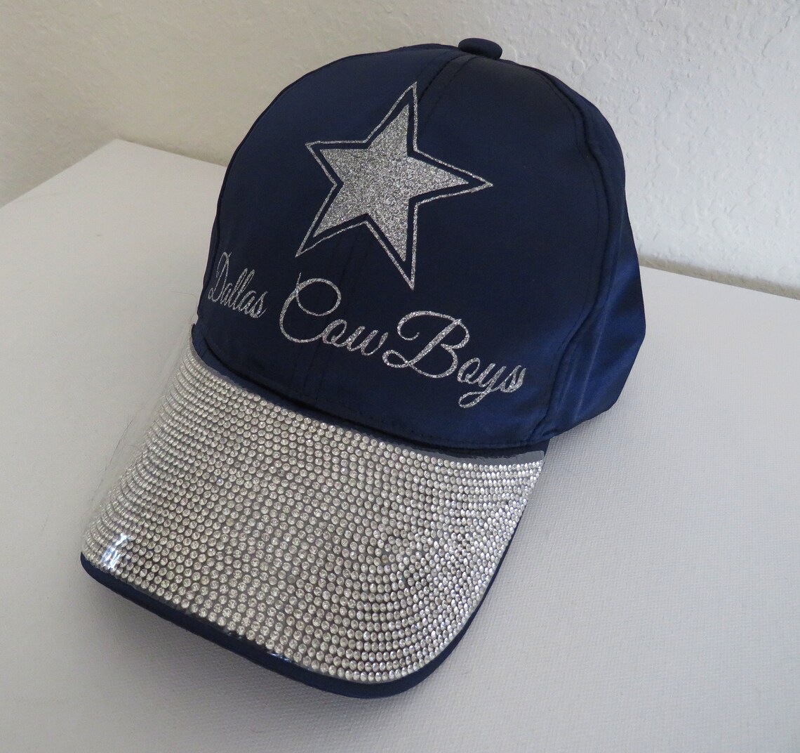 Dallas Cowboys rhinestone Baseball Cap/ Dallas Cowboys hat Etsy