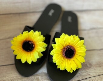 Daalgggg Mans Slipper Yellow Tropical Floral Sunflowers Comfort EVA Open Toe Flat Bathroom Flip Flops Daalgggg Mans Slipper Yellow Tropical Floral Sunflowers Comfort EVA Open Toe Flat Bathroom Flip Flops