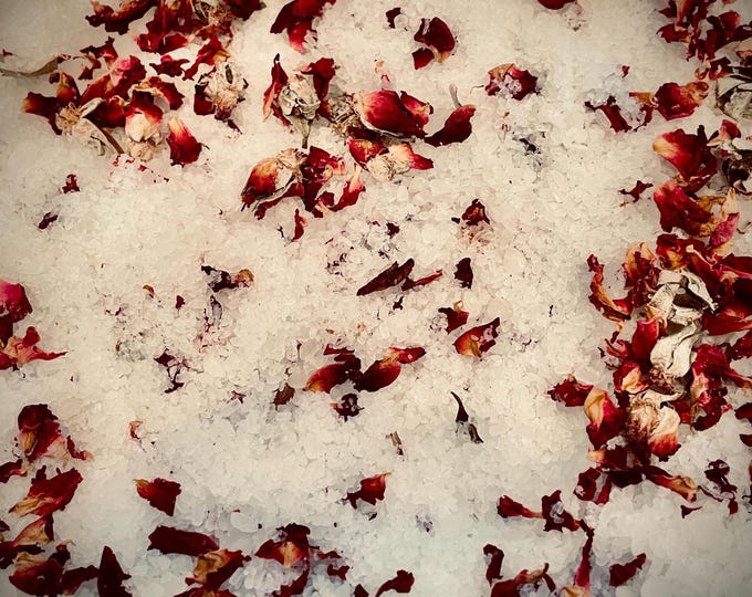 Botanical Sea Salt Bath – Lavender Rose, Orange Cedar Calendula