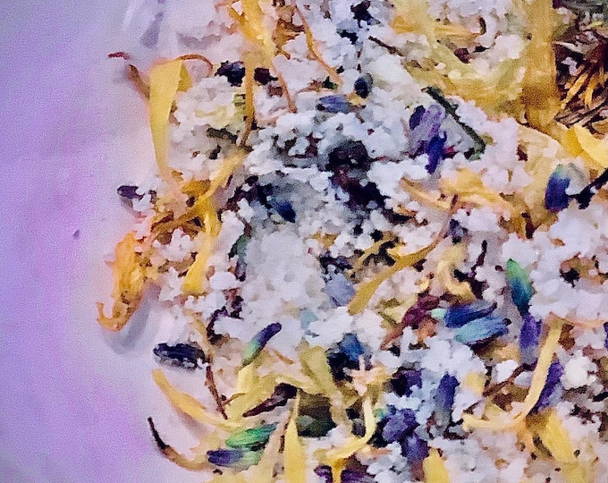 Lavender Orange Positivity Experience | Bath Salts, Scrub, Soap, Self Care, Gift