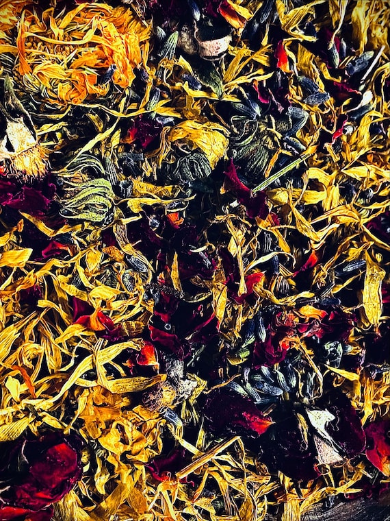 Seasonal Samplers: Autumn Self-Care| Dried Floral  Blends and Spices  | Autumn Care
