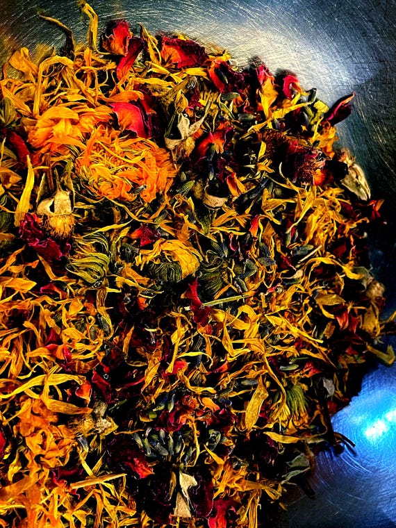 Botanical, Dried Floral & Citrus Potpourri, Natural Home Fragrance