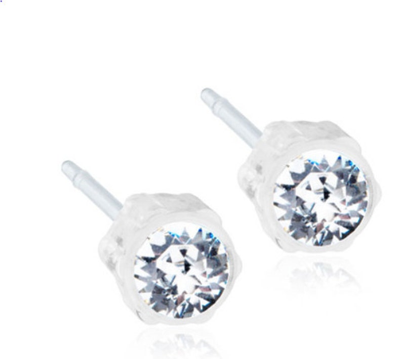 Earrings for sensitive Ears Medical Plastic Earrings Etsy