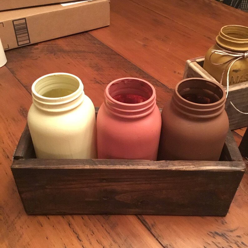 Rustic Table Centerpiece Rustic Kitchen Storage Etsy