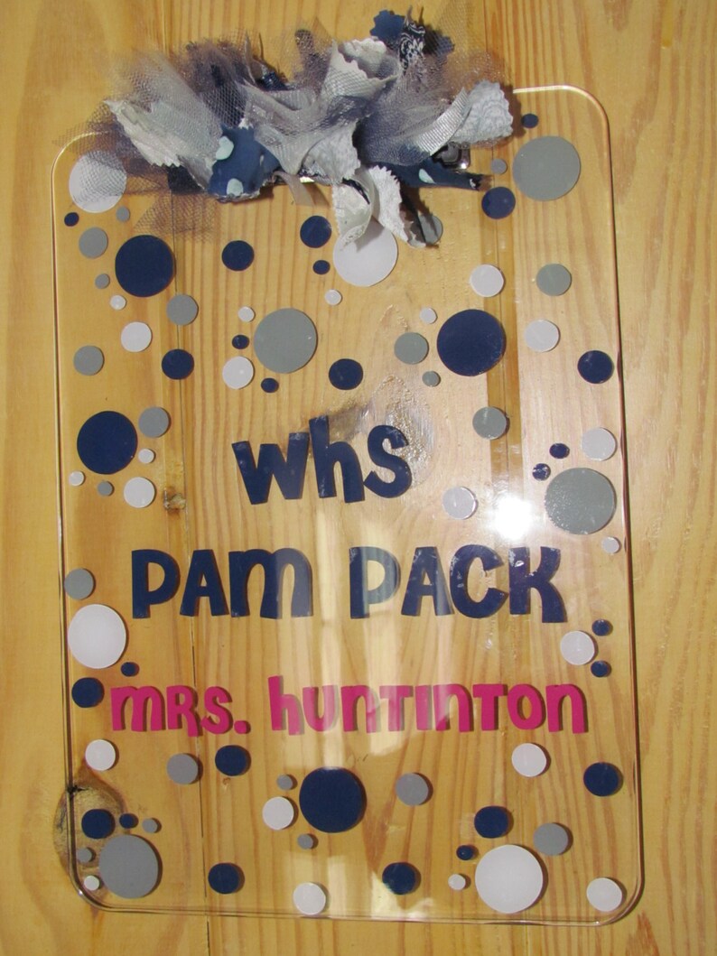 Personalized Acrylic Clipboards Etsy
