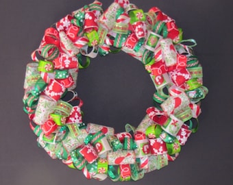 Christmas Ribbon Wreath