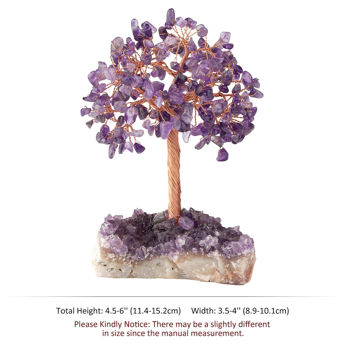 4.56 Tall Handmade Crystals Money Tree on Natural Etsy